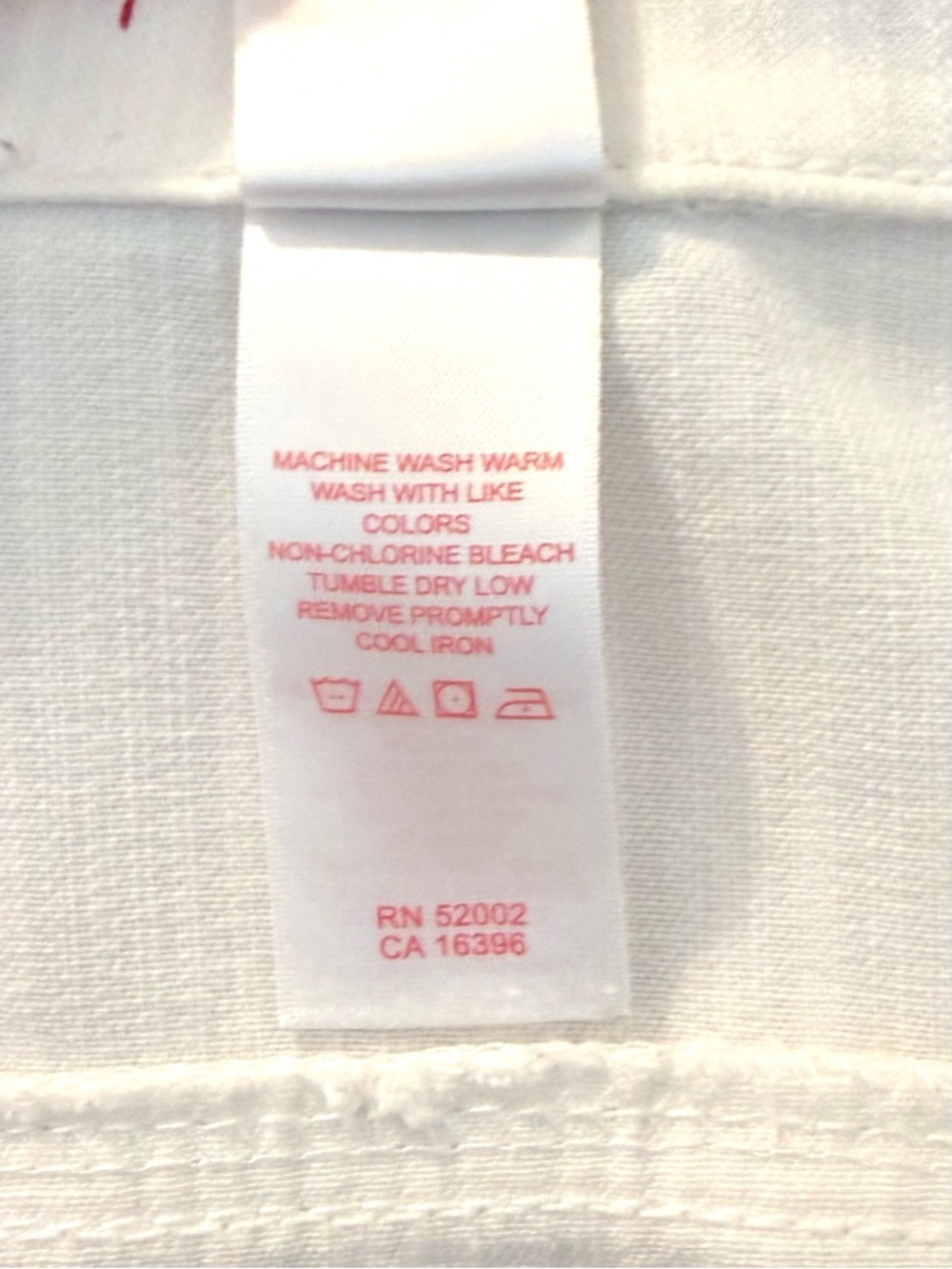 Vintage Tapemeasure by Anthropology Cropped White Jean Jacket - Picture 15 of 16